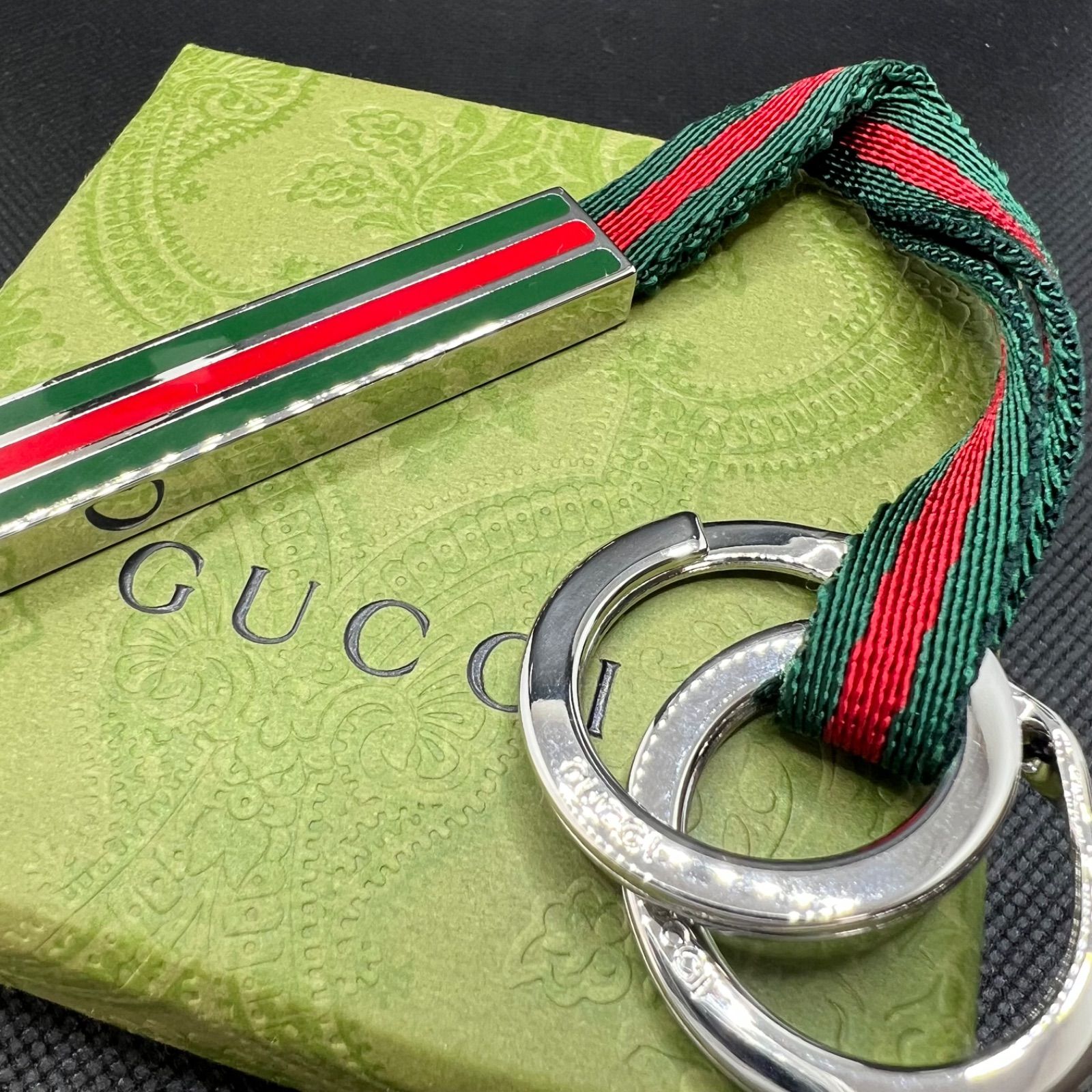 GUCCI グッチ キーホルダー キーリング ストラップ シェリー