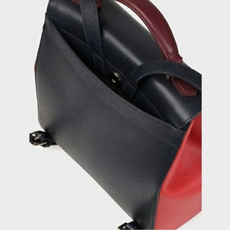 ポールスミス バッグ リュック レディース ブロック ミニリュック ネイビー