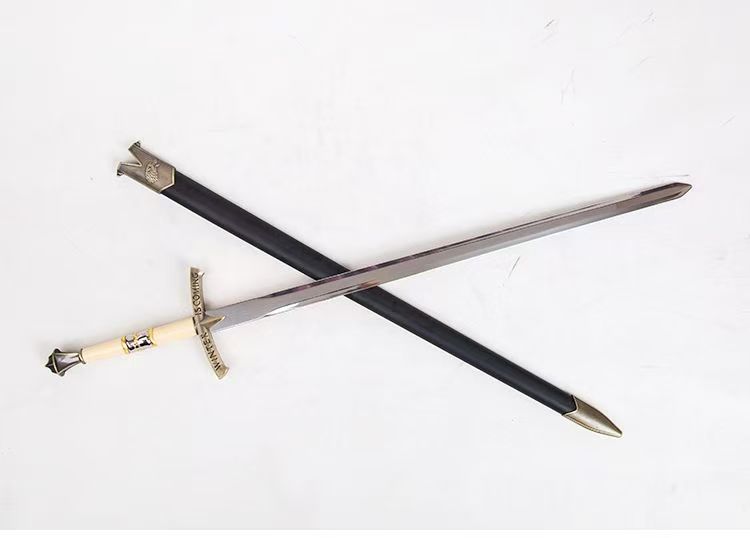 トラ茎ヨーロッパ剣十字西洋剣 模造刀 居合刀 武士道 武蔵 鑑賞用 手鍛造打 超長十字西洋剣 日本刀 模造刀 居合刀 武士道 武蔵 鑑賞用 手