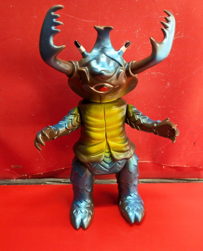 M1号 世紀の大怪獣ウルトラQウルトラマン アントラー マルサン復刻 茶成型特別 版 黄青