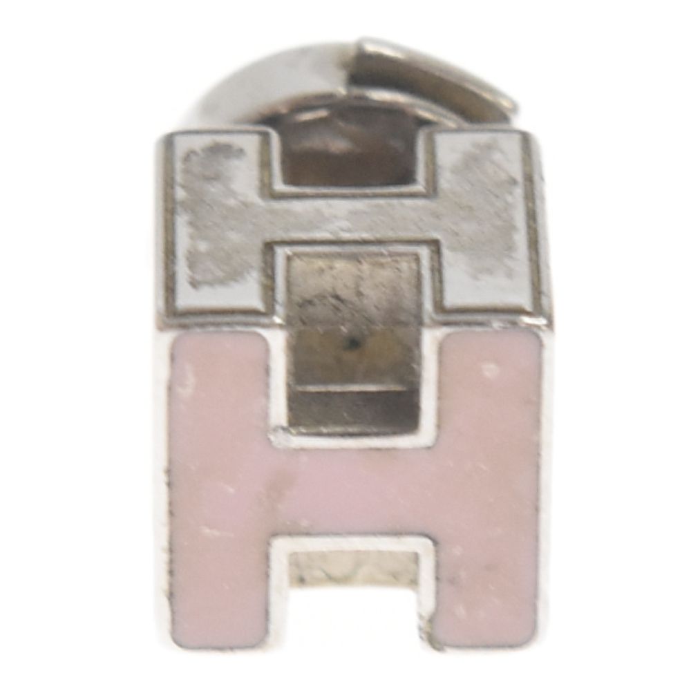HERMES (エルメス) Hキューブ カージュドアッシュ ピアス ピンク