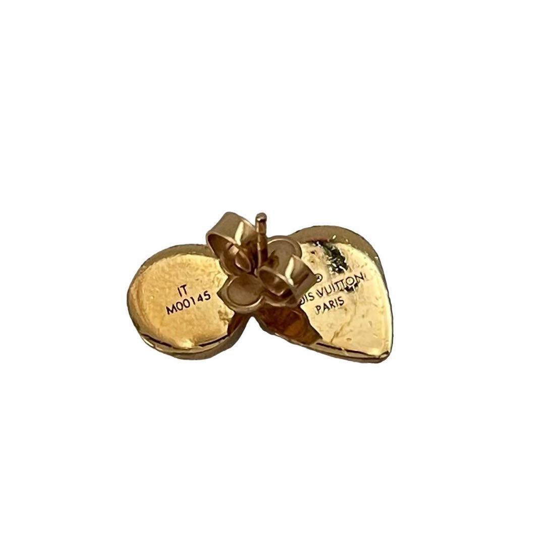 LOUIS VUITTON ルイヴィトン M00145 ピンクストーン ピアス - メルカリ