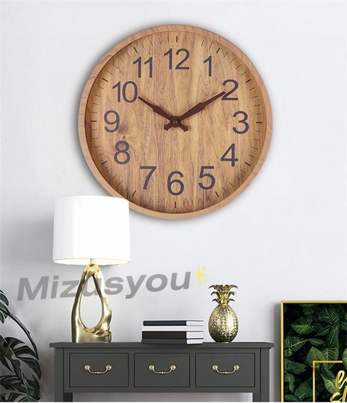 掛け時計 電波時計 壁掛け 北欧 音がしない 夜光蛍光 木製 ウッド 天然木 掛け時計 電波時計 壁掛け 北欧 音がしない 夜光蛍光 木製 ウッド 天然木