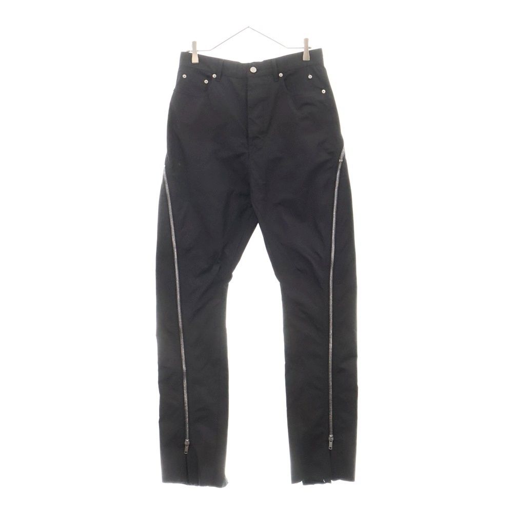 Rick Owens リックオウエンス 23SS BOLAN BANANA JEANS ボラン バナナ ジップアップ ロングパンツ ブラック RU01C4343-TF