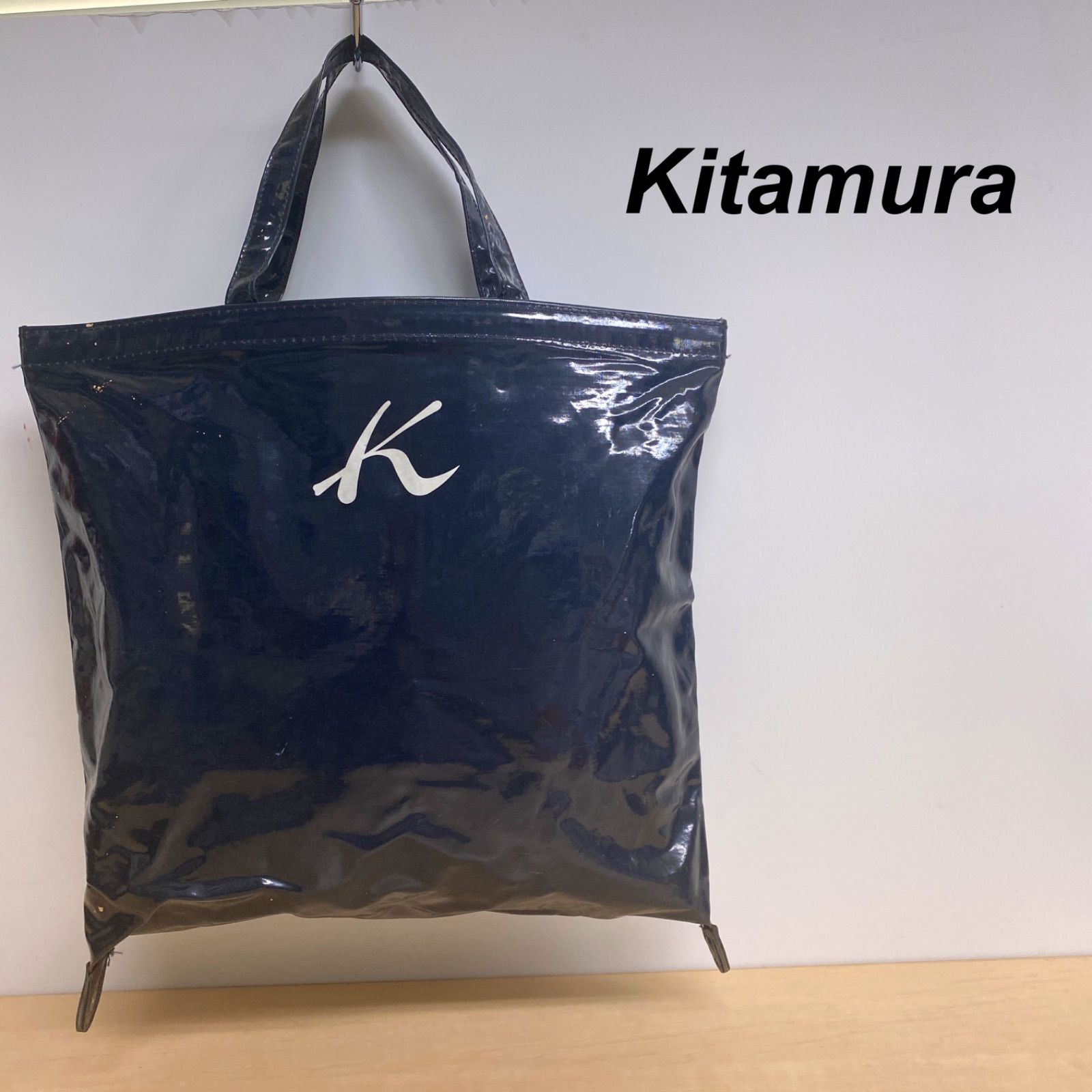 Kitamura キタムラ　軽量　トートバッグ　ビニール　B219