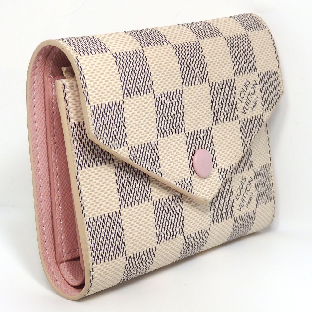 ルイヴィトン ポルトフォイユ エミリー ダミエアズール ローズバレリーヌ LOUIS VUITTON ルイ・ヴィトン ダミエアズール ポルトフォイユ
