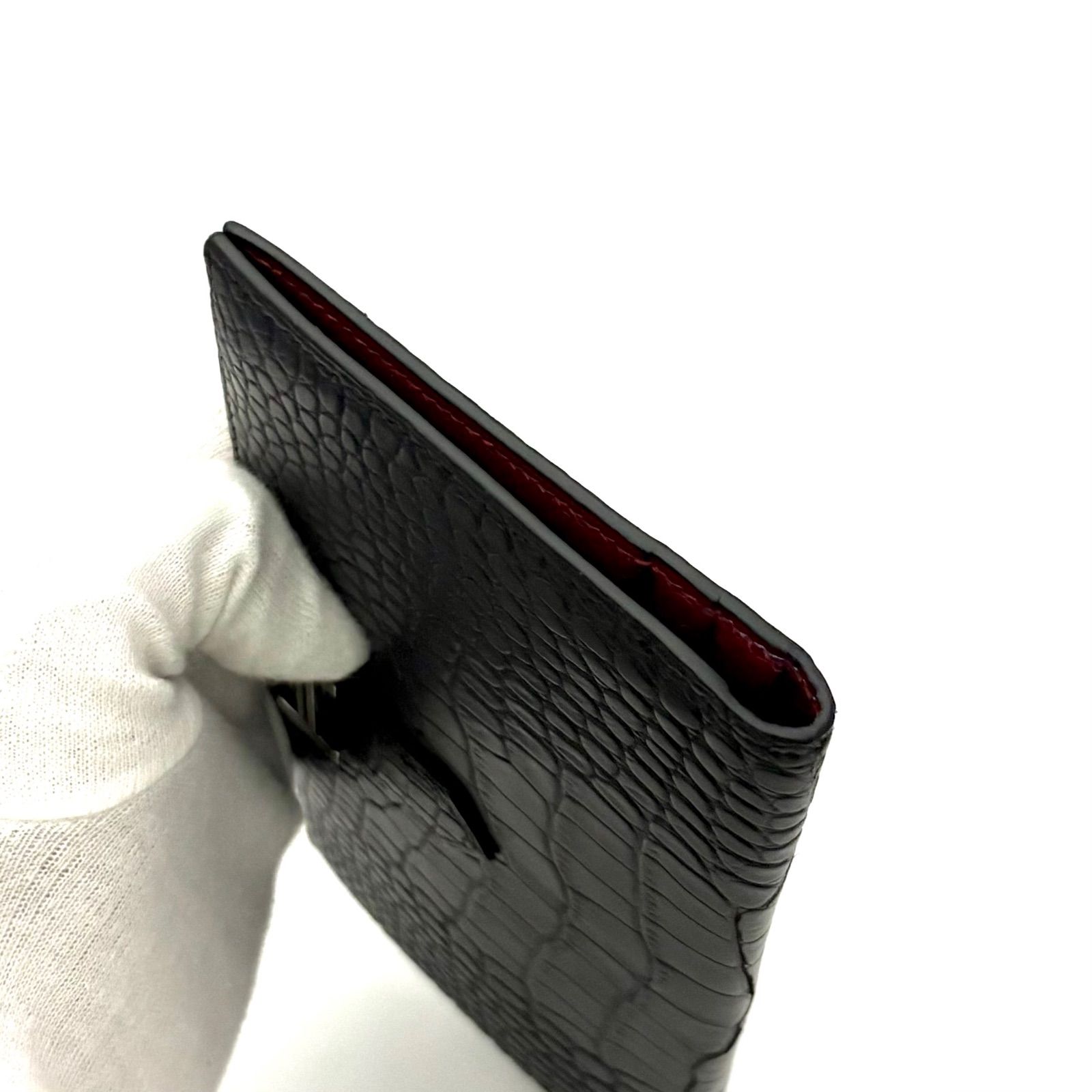値下げ致しました！HERMES エルメス　クロコ　アリゲーター　べアン　長財布 ✩週末お値下げHERMES エルメス べアン クロコアリゲーター 長