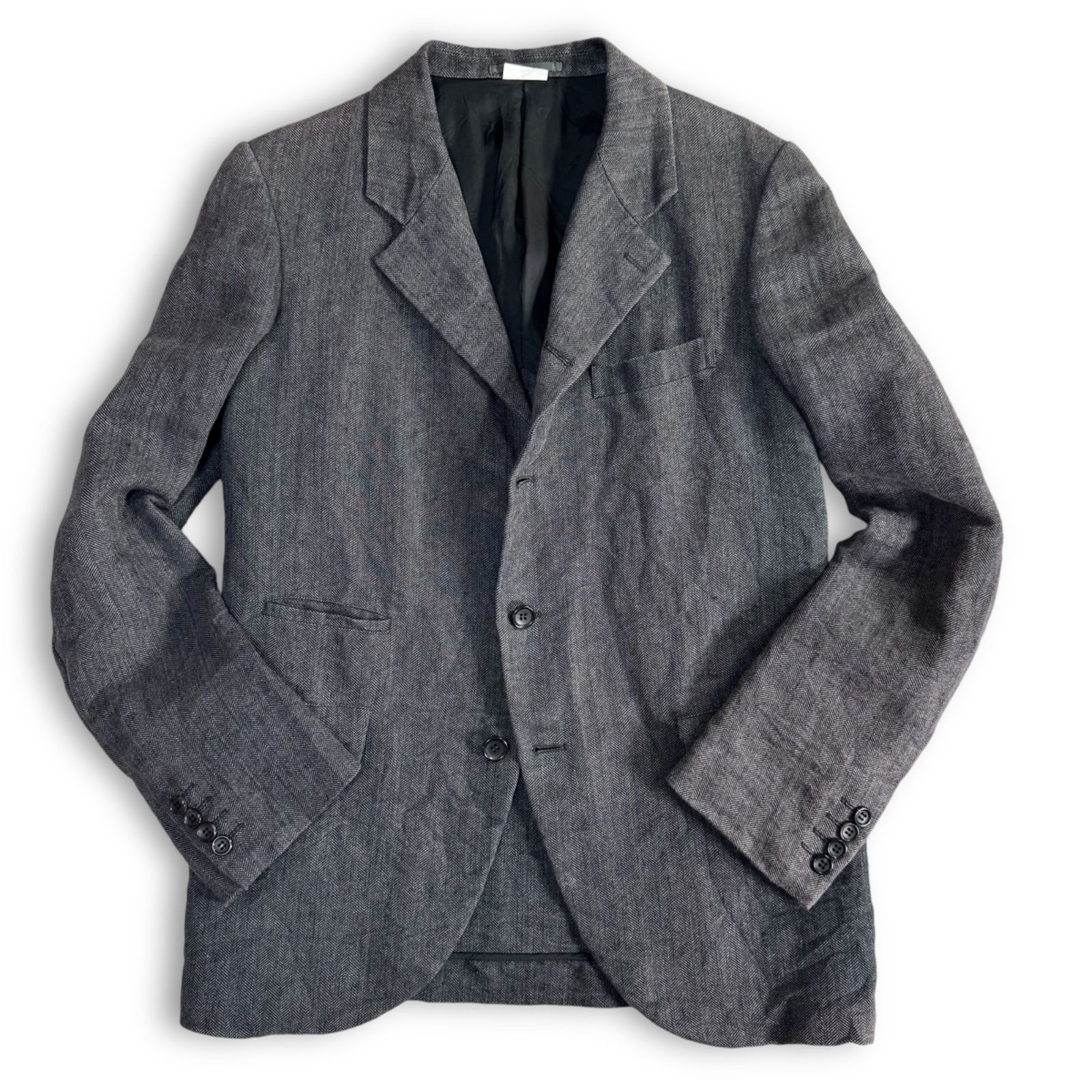 AD2022 コムデギャルソン オムドゥ 和紙 リネン 皺加工 テーラード 