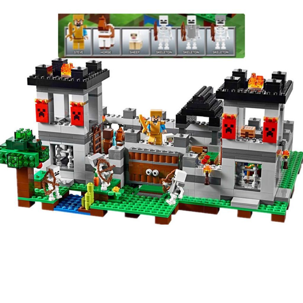 LEGO レゴ マインクラフト マイクラ 風 ブロック 互換 要塞 ザ 