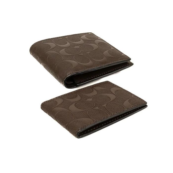 コーチ COACH 3-IN-1 ウォレット PVC / クロスグレーン レザー 