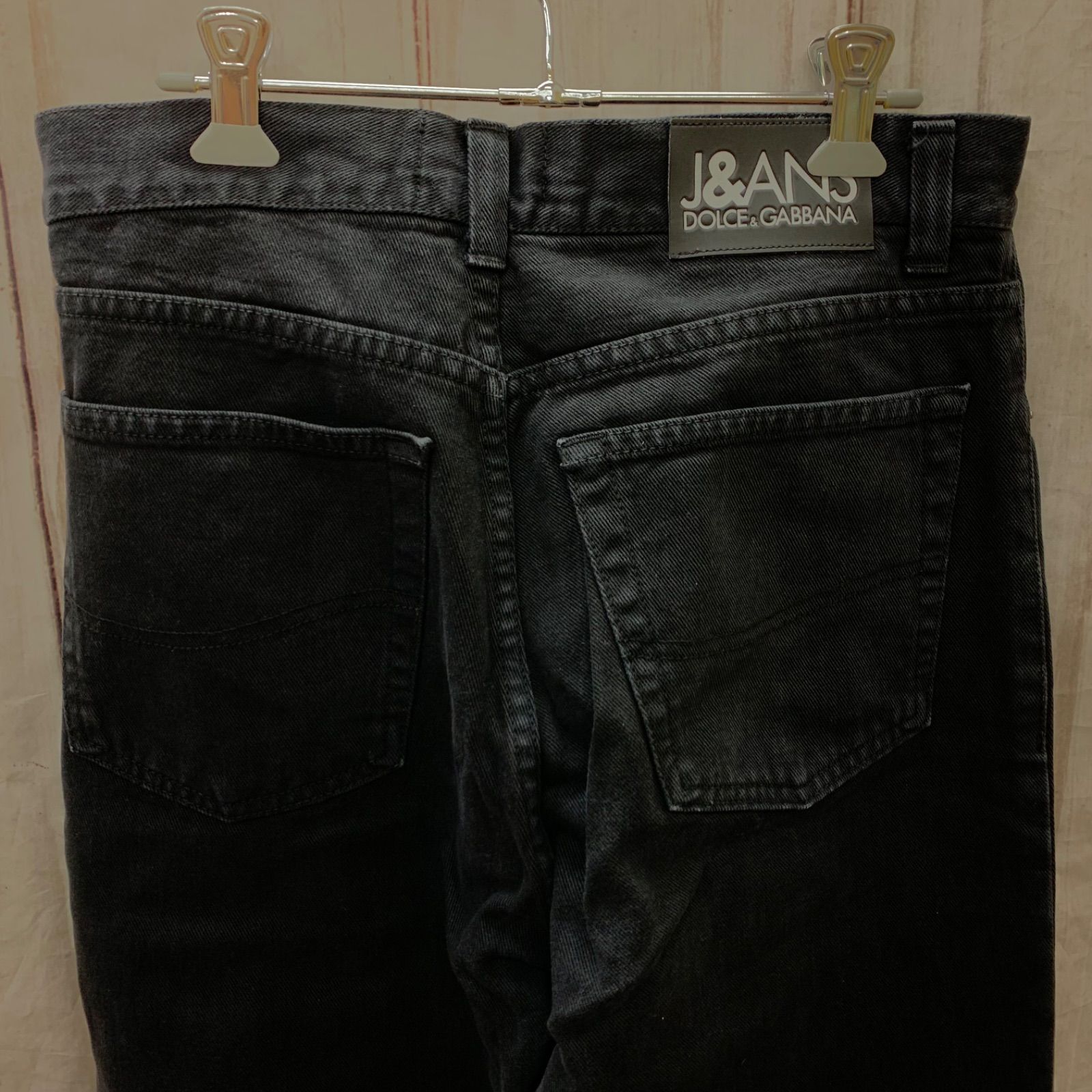 ☆DOLCE&GABBANA ドルチェ&ガッバーナ ブラックデニムパンツ