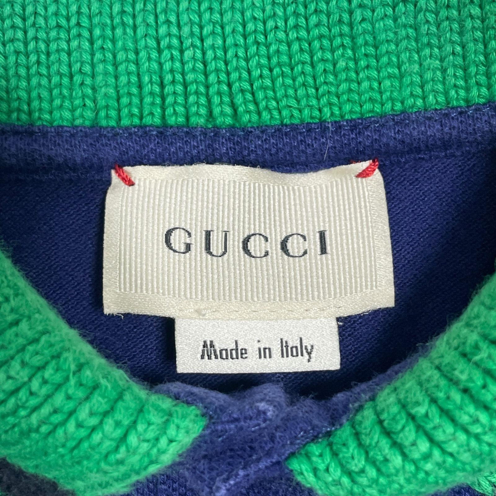 GUCCI メンズ ポロシャツ 新品・未使用 BEE 蜂 GUCCI グッチ BEE ビー 蜂 ハチ はち 半袖ポロシャツ 8 イタリア