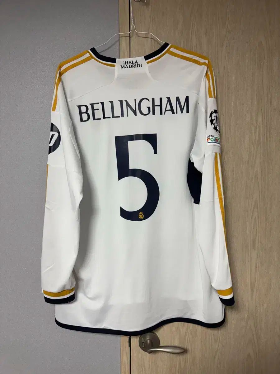 レアルマドリード24-25レプリカユニフォーム長袖　ジュードベリンガムLサイズ レアルマドリード24-25レプリカユニフォーム長袖 ジュードベリンガムL