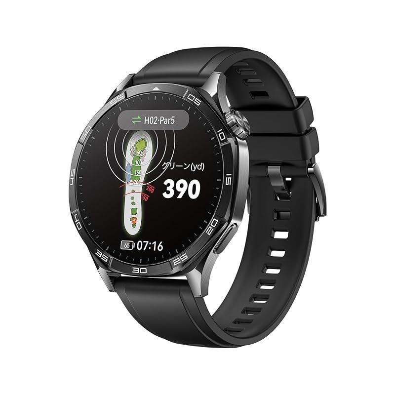 HUAWEI WATCH GT スマートウォッチ GPS内蔵 気圧高度計 iOS/Android対応 WATCH GT Sports/Black ベルト/シリコン 46mm