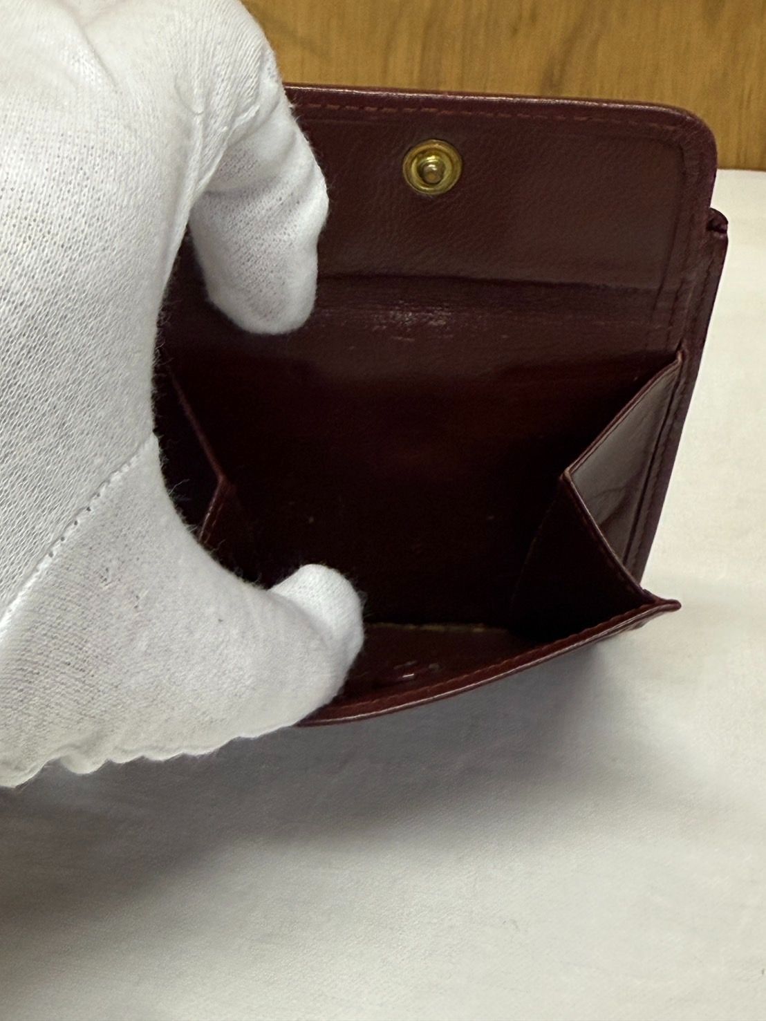 カルティエ CARTIER 二つ折り財布 マスト ドゥ カルティエ ブラック