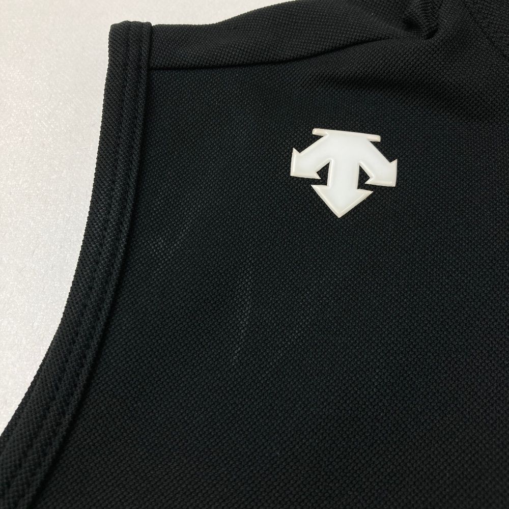 デサントゴルフ ノースリーブシャツ M ブラック サイズ：M DESCENTE