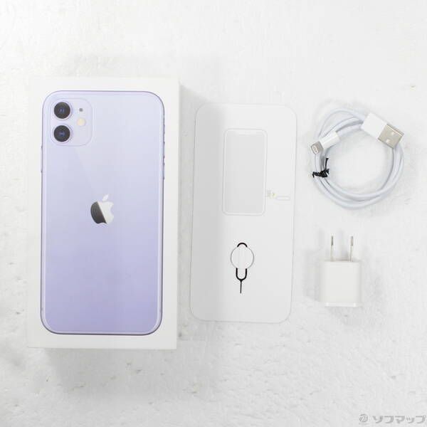 iPhone11 〔中古品〕 iPhone11 64GB パープル MWLX2J/A iPhone11 〔中古品〕 iPhone11 64GB パープル MWLX2J/A