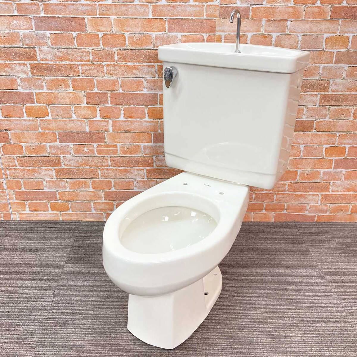 TOTO トイレ 洋式便器 床下排水 C710RS 排水芯405mm とタンク S721B のセット SC1 パステルアイボリー 14D041002