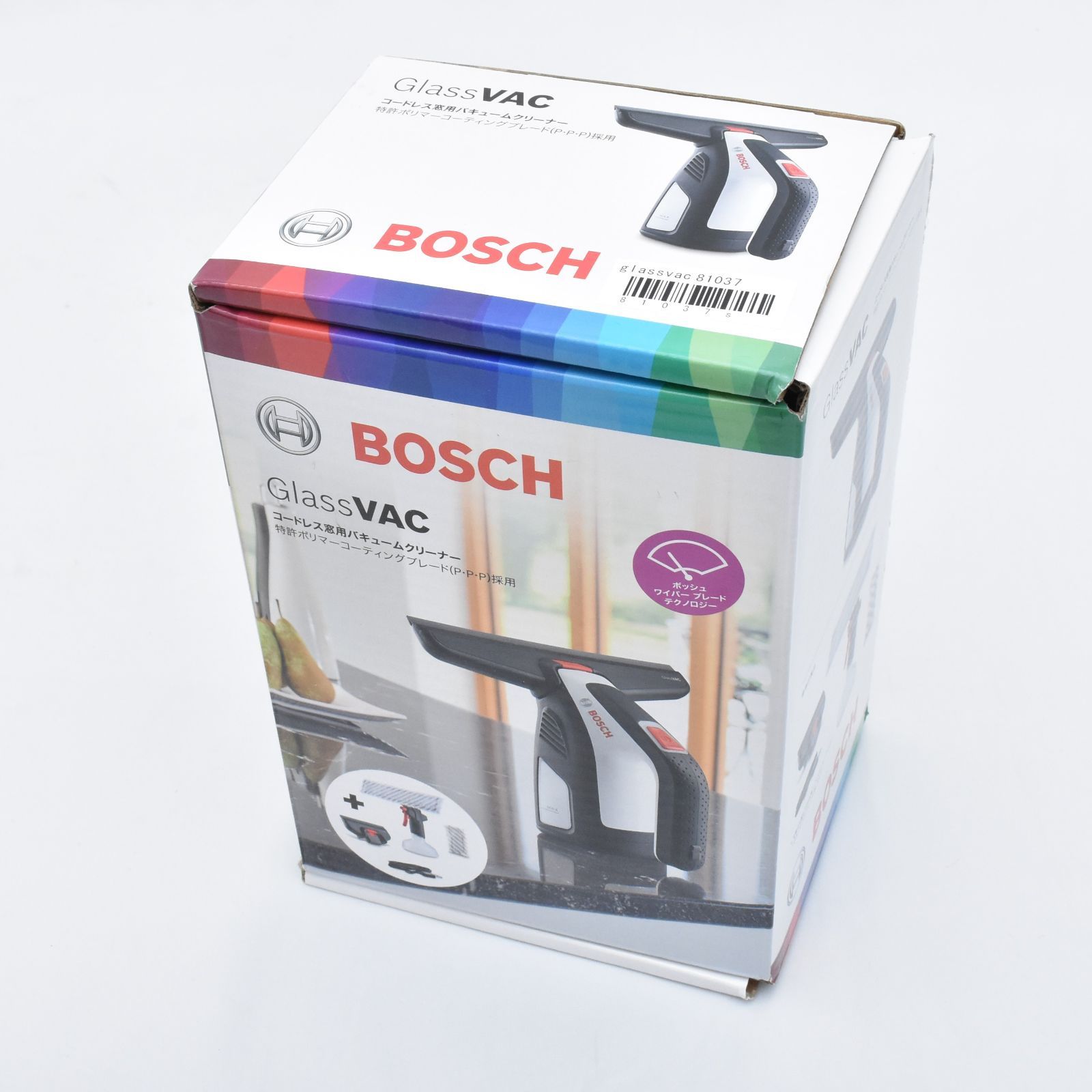 BOSCH ボッシュ コードレス窓用バキュームクリーナー GlassVAC 【81037】 レンティオ アウトレット メルカリ