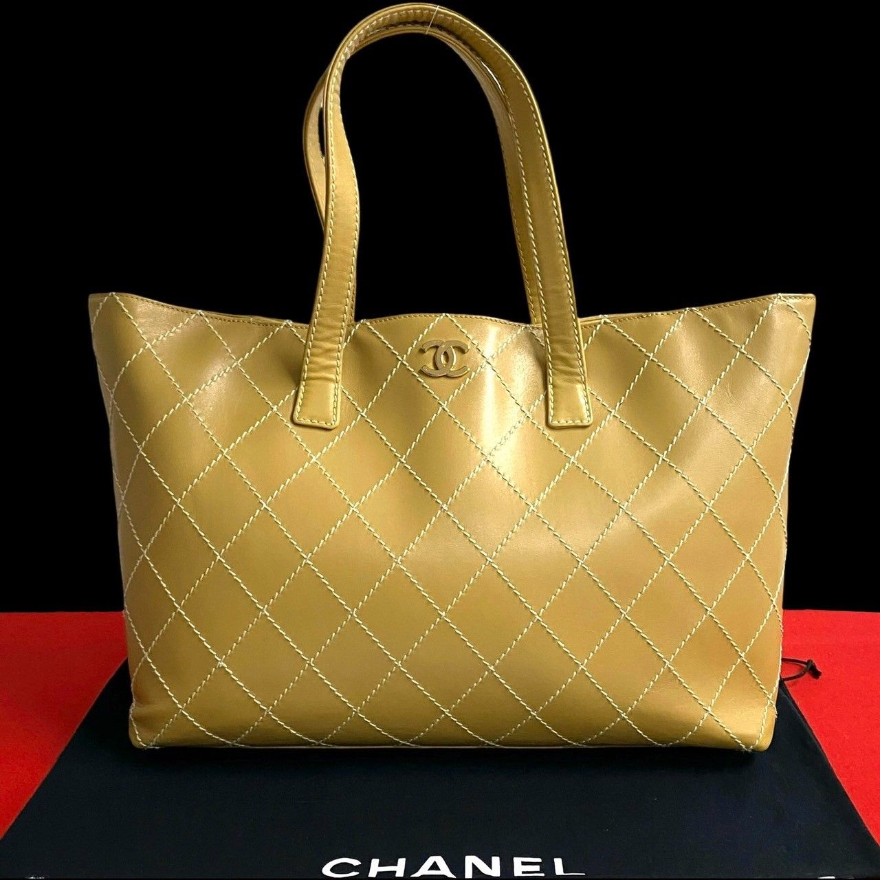 極 美品 希少品 シール有 7番台 CHANEL シャネル ヴィンテージ 