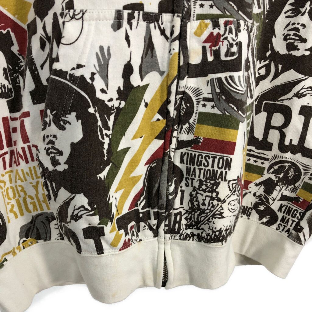 ZION ROOTSWEAR Bob Marley ボブ・マーリー フルジップ パーカー