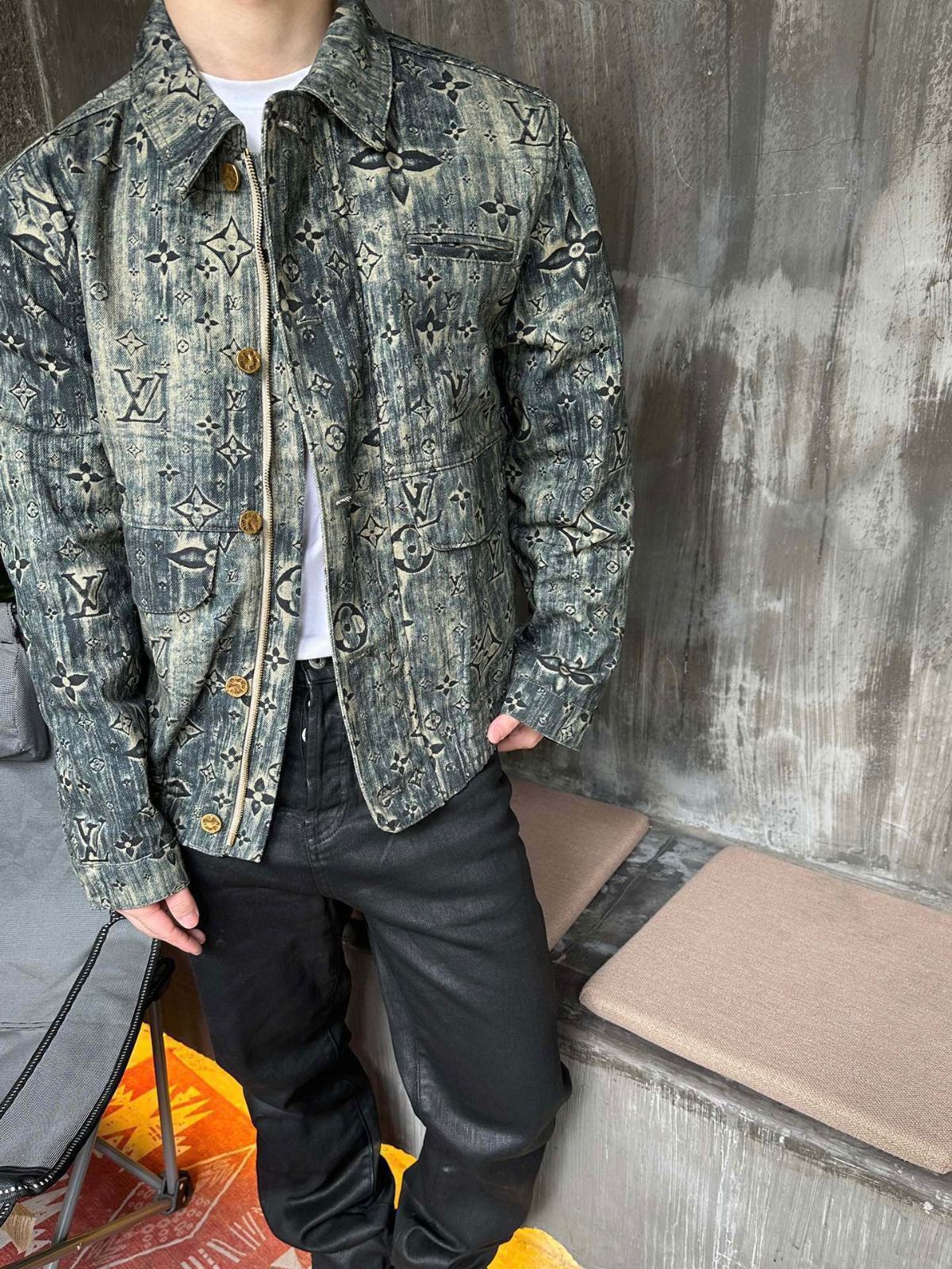 ★上品★【LOUIS VUITTON】モノグラム フィルクーペ ジーンズ モノグラムデニムテーラードパンツ ｜ルイ・ヴィトン 公式サイト