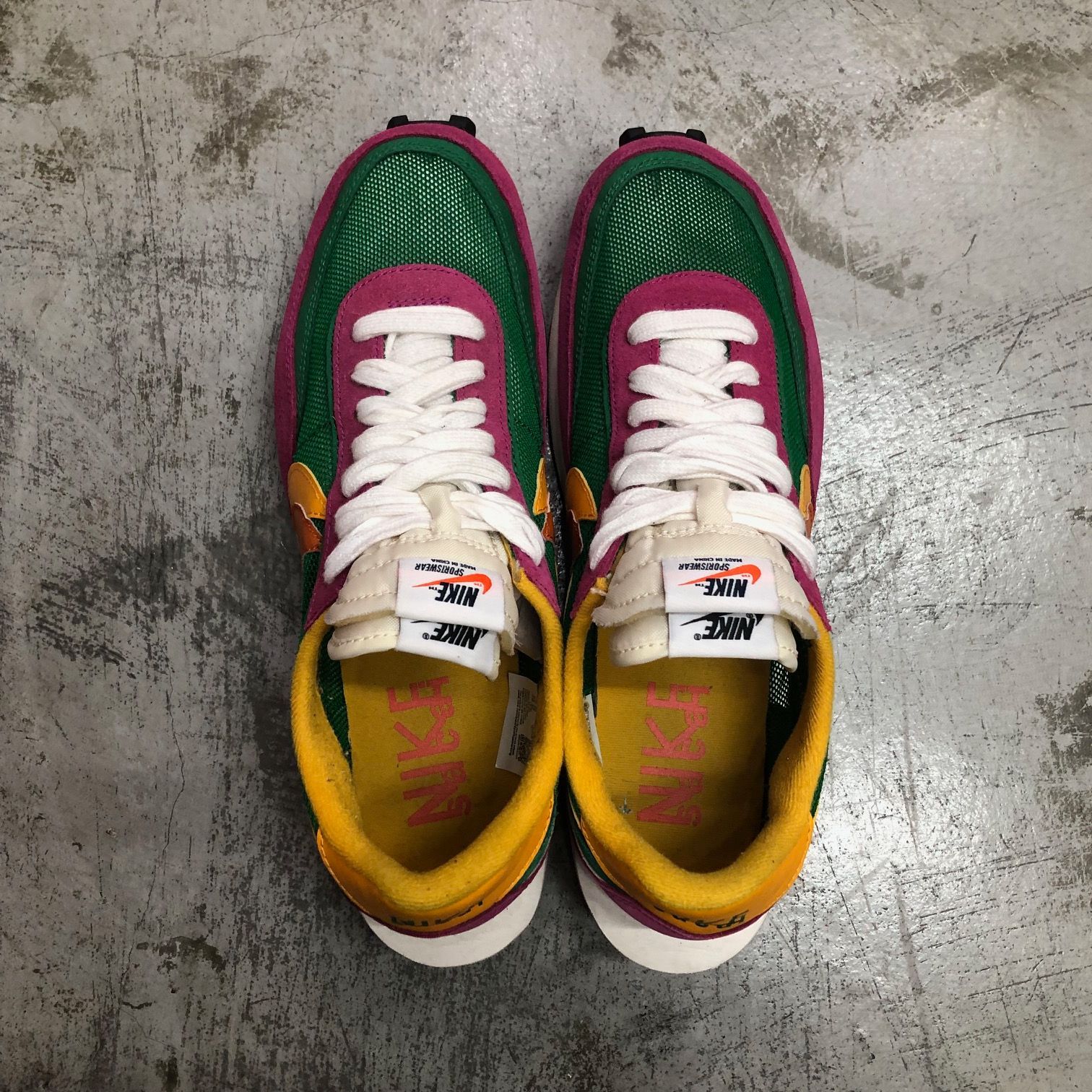 sacai NIKE LDV WAFFLE PINE GREEN LDVワッフル パイングリーン スニーカー ナイキ サカイ 28cm 73895A1  - メルカリ