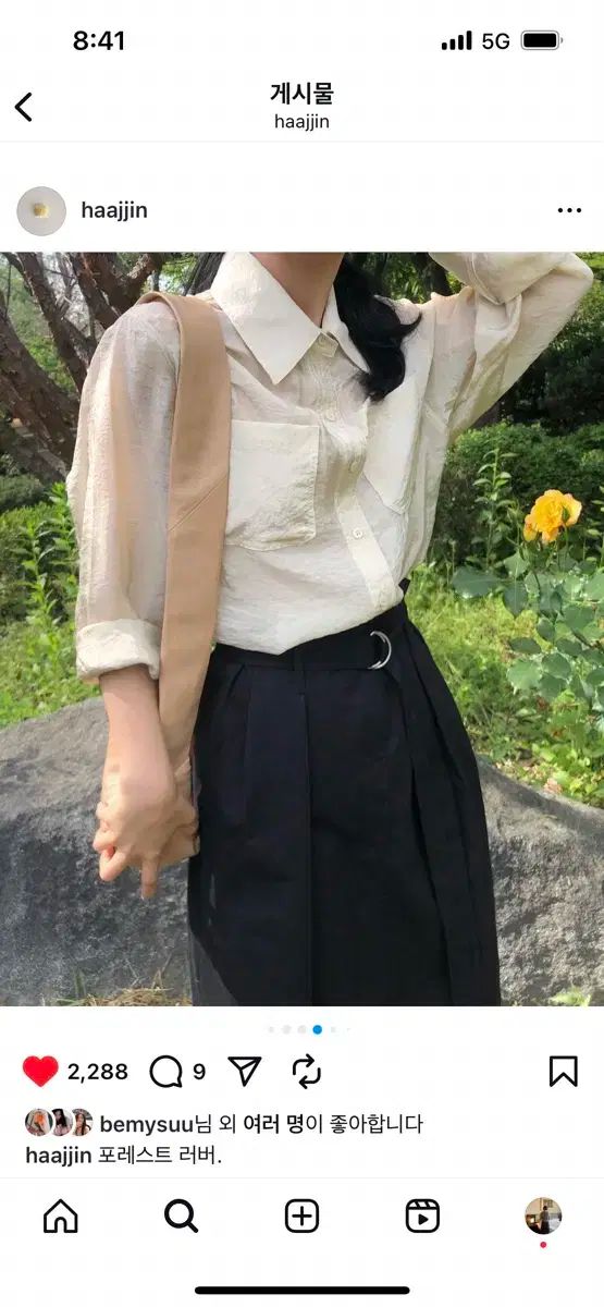 ged シルクシャツ