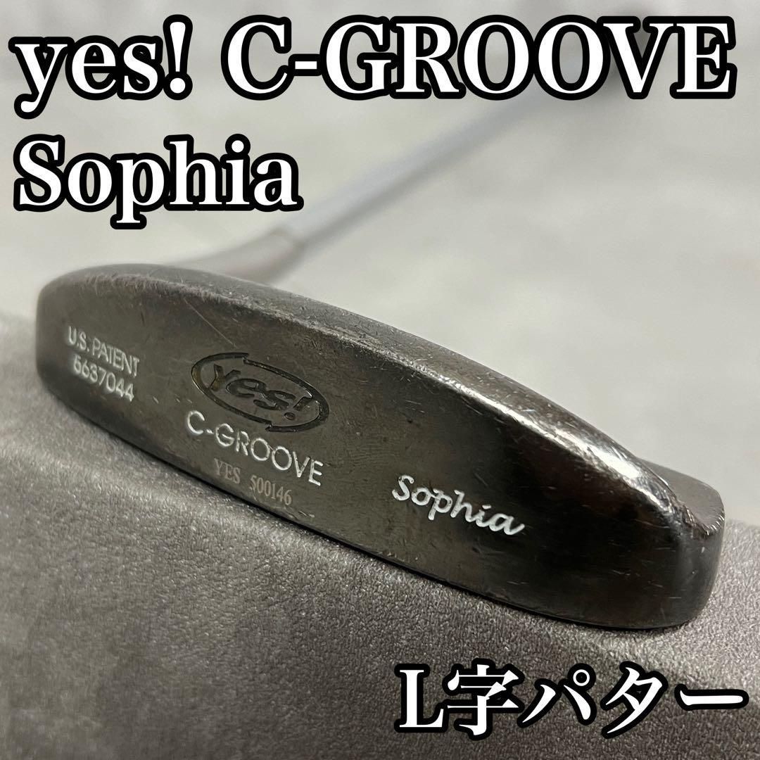 yes! CGROOVE　Sophia　L字パター　メンズゴルフ　右　スチール yes! CGROOVE Sophia L字パター メンズゴルフ 右 スチール パター Yes