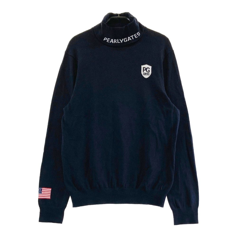 サイズ：5 PEARLY GATES パーリーゲイツ タートルネック ニット