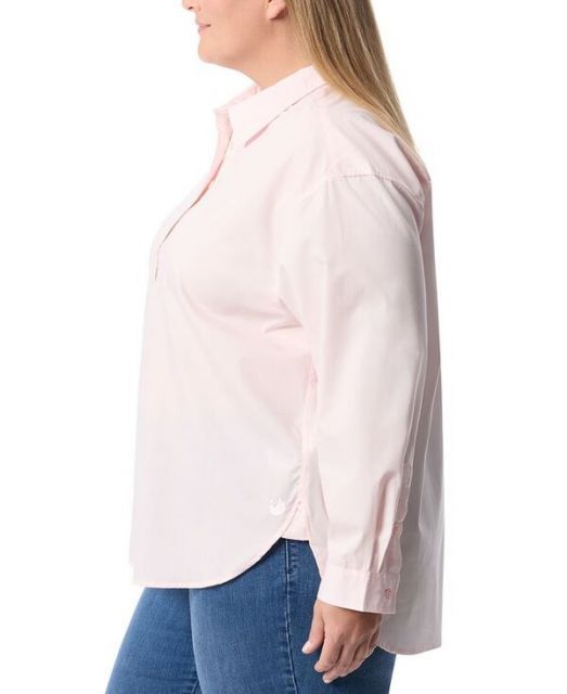 売れ筋商品|||グロリアバンデービルト カットソー トップス レディース Plus Size Amanda Shirt Marine Navy Stripe 送料無料】 グロリアバンデービルト レディース シャツ トップス