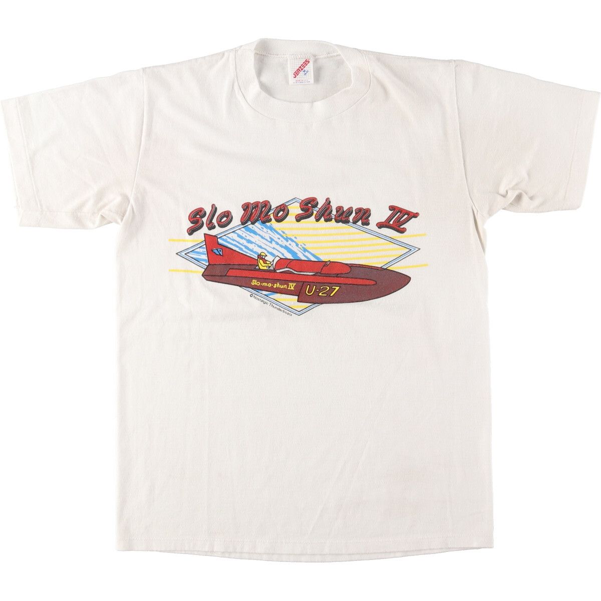 古着 80~90年代 ジャージーズ Jerzees プリントTシャツ USA製 メンズM ヴィンテージ/eaa428296