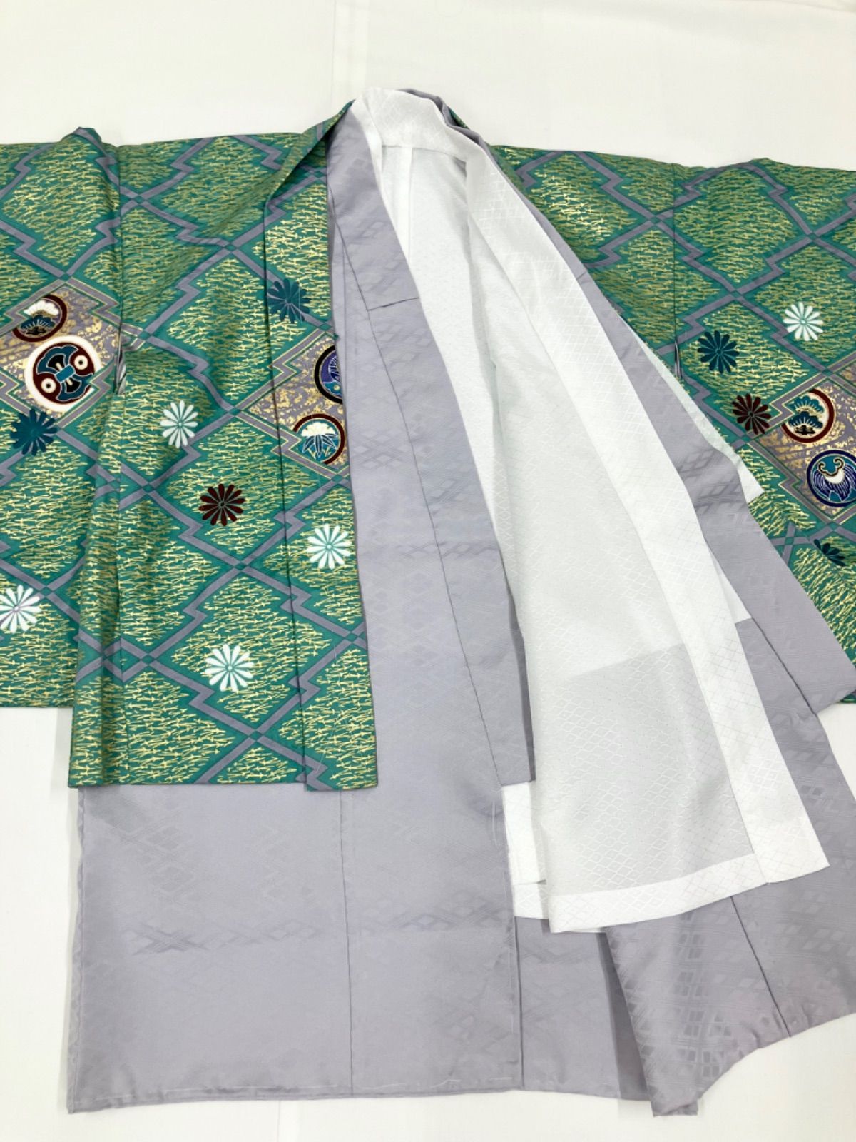 WA-Modern】正絹染め分け振袖フルセット 振袖フルセット｜赤 エンジ色