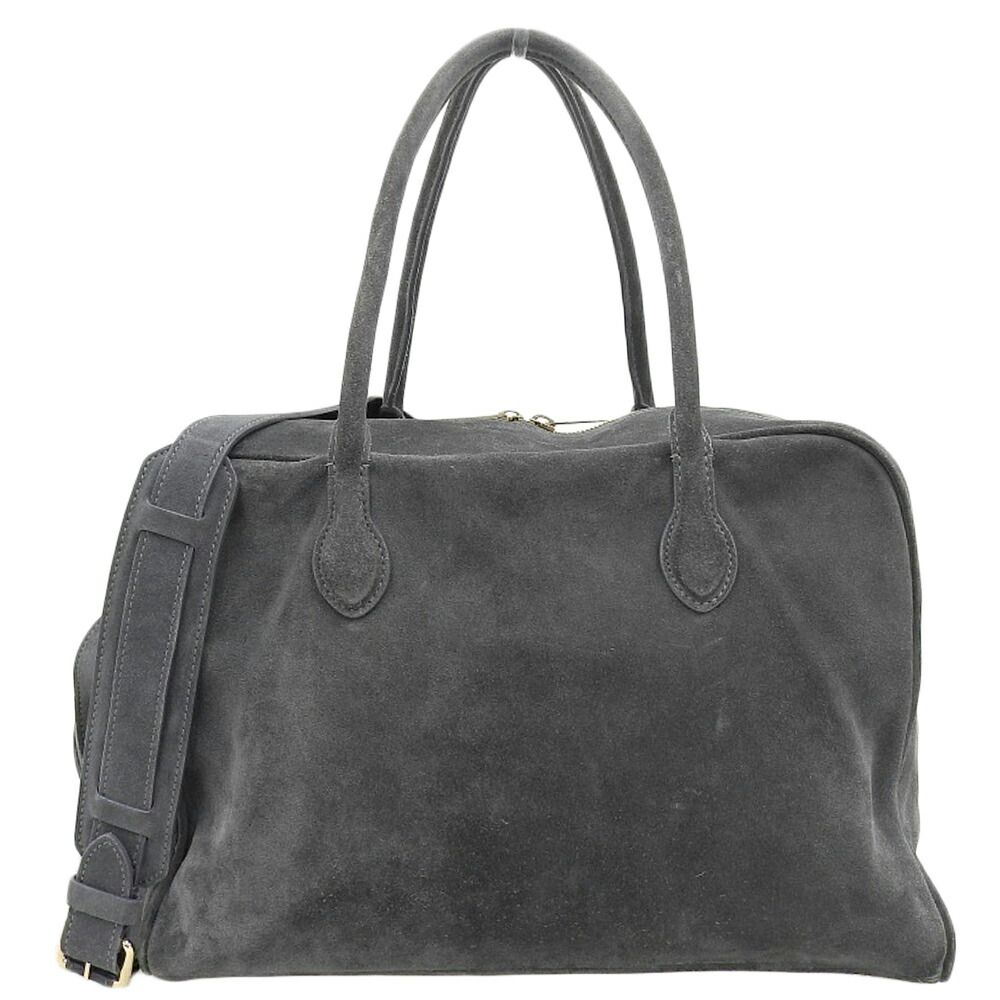 美品 バルマン BALMAIN 現行ロゴ フランス製 スエードレザー 2way ミニ  