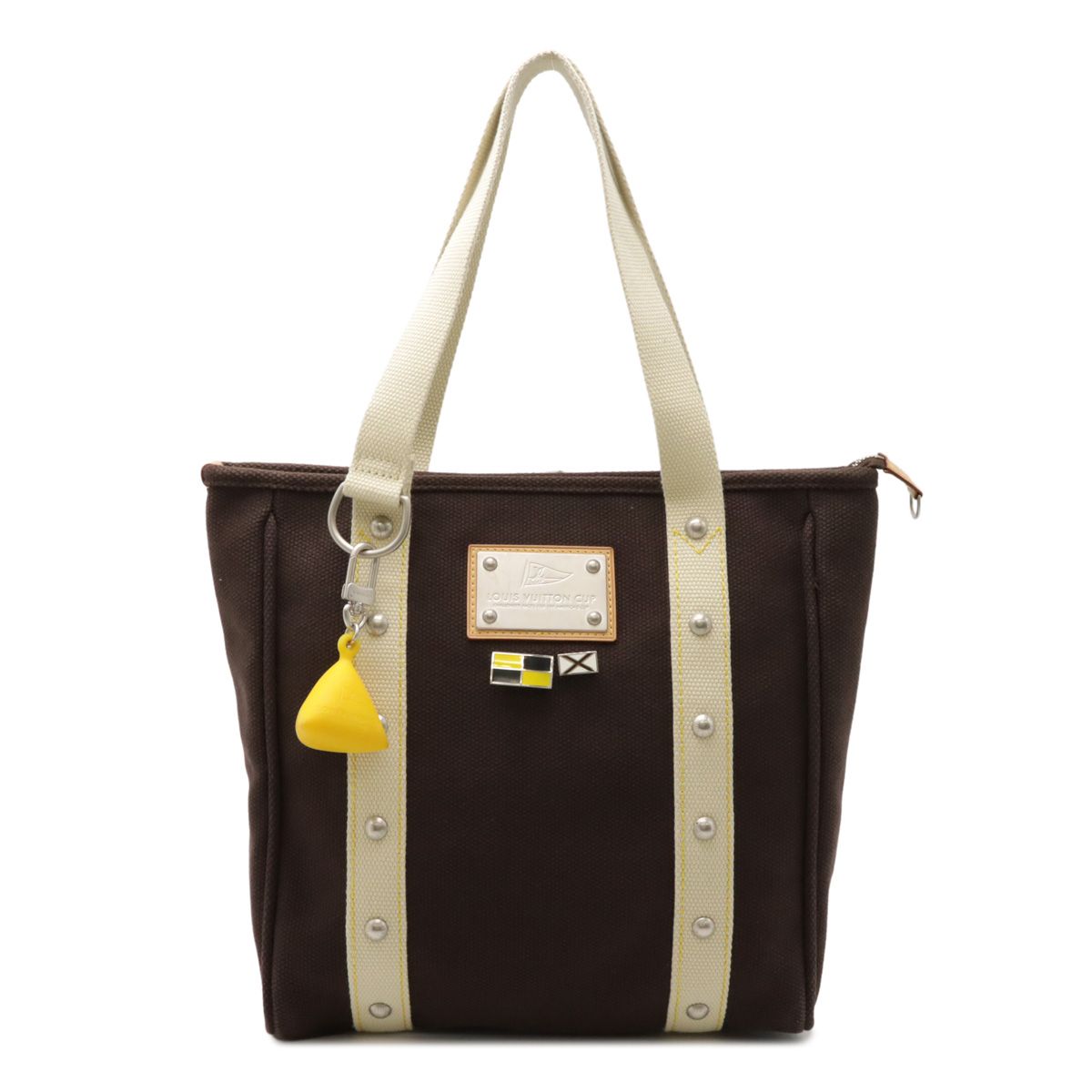 LOUIS VUITTON ルイ ヴィトン アンティグアライン カバMM トートバッグ 
