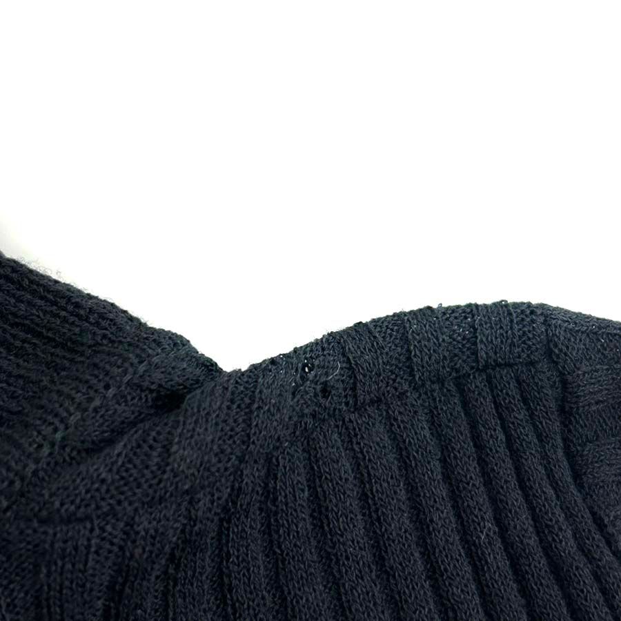 シャネル CHANEL ココマーク タートルネックニットワンピース