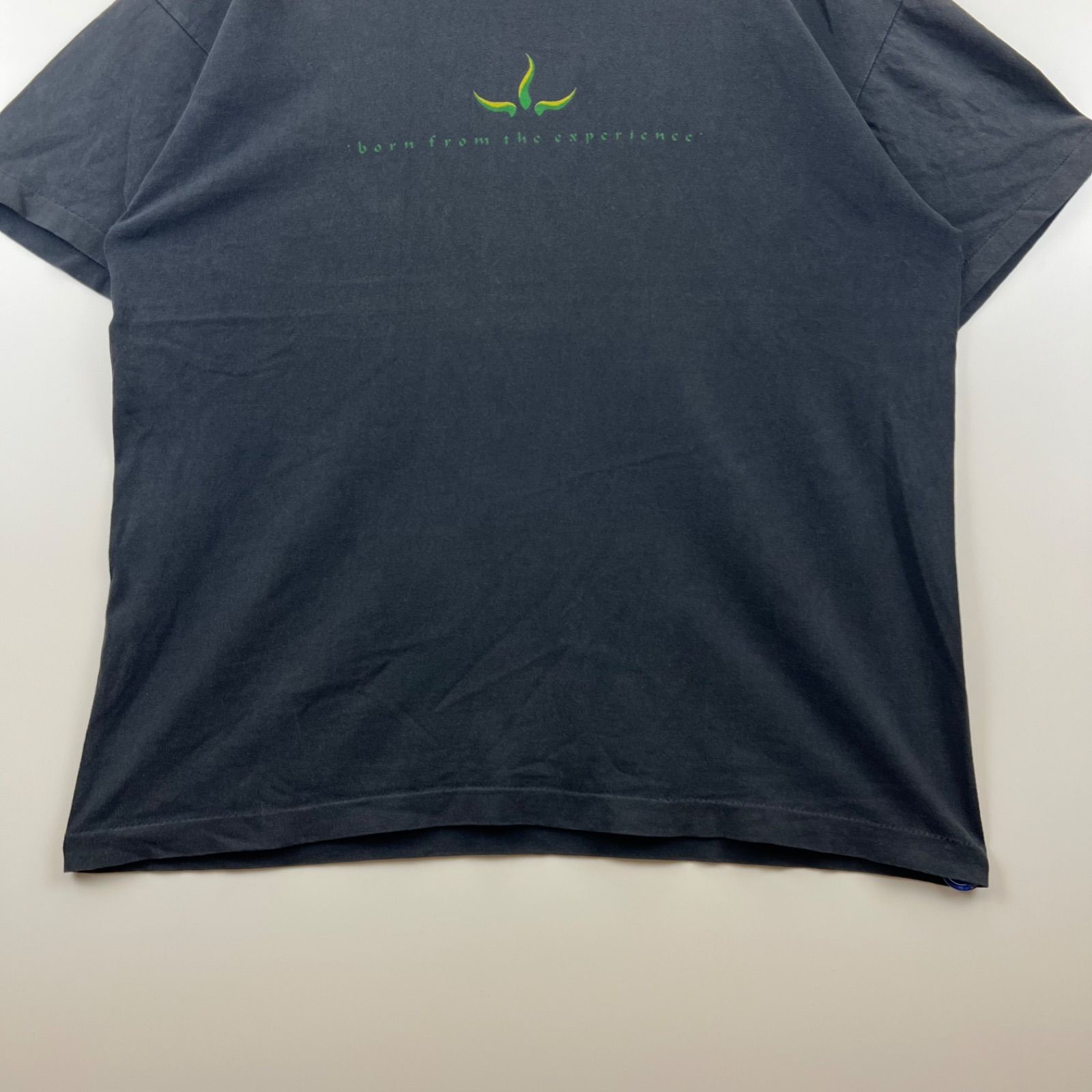 prAna 90s USA logo print Tee L fade black プラナ