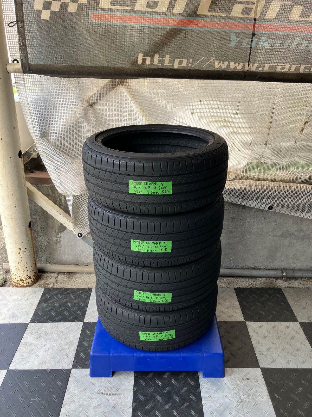 送料込み] 225/40R18 92W 2022年製 DUNLOP LE MAN5V ダンロップ ルマン