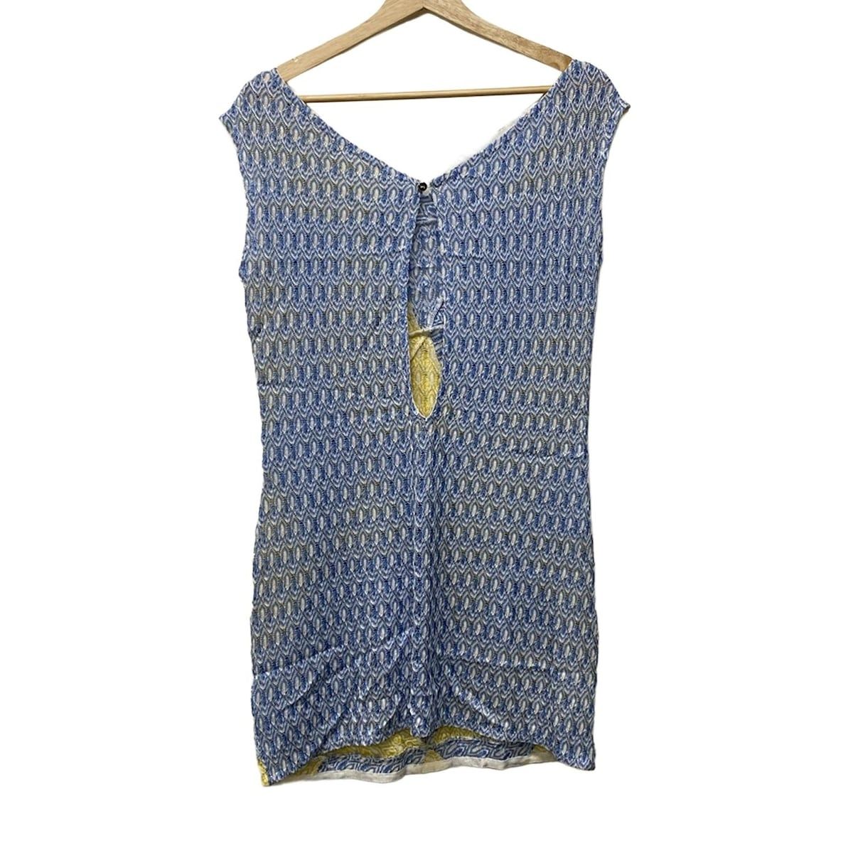 MISSONI(ミッソーニ) ワンピース サイズ42 M レディース美品 - ブルー