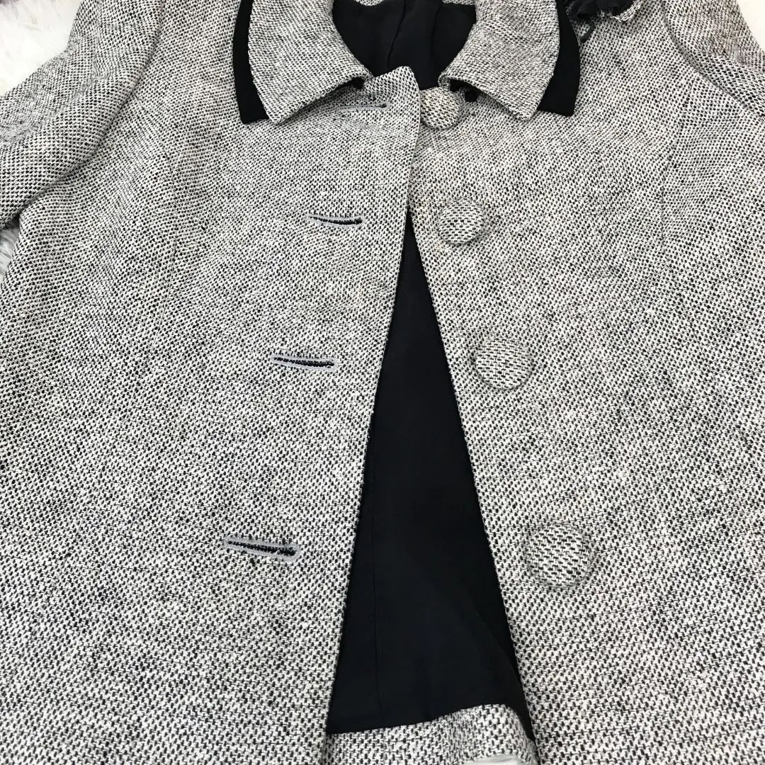 YUKI TORII ユキトリイ　絹混　フォーマルスカートスーツ　上下セット YUKI TORII ユキトリイ セットアップ スカートスーツ 11号 シルク100