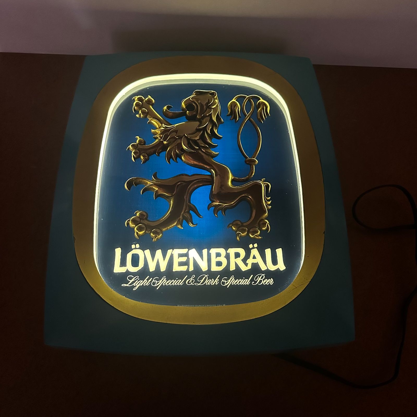 LÖWENBRÄU レーベンブロイ ライトサイン 1980年代