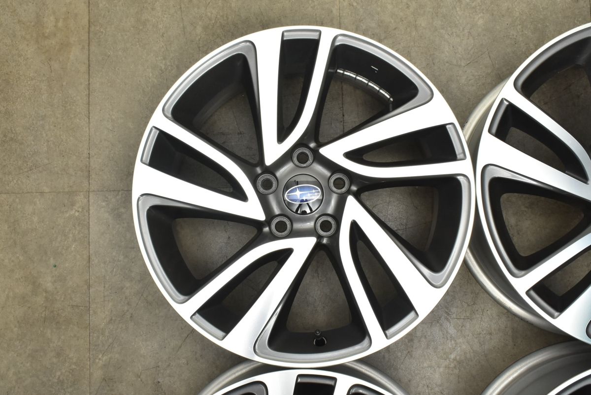 スタッドレス用に スバル VM レヴォーグ 純正 18in 7.5J 55 PCD114.3 4本セット レイバック WRX S4 フォレスター クロストレック 流用 FFCRYSTALESIA_COM