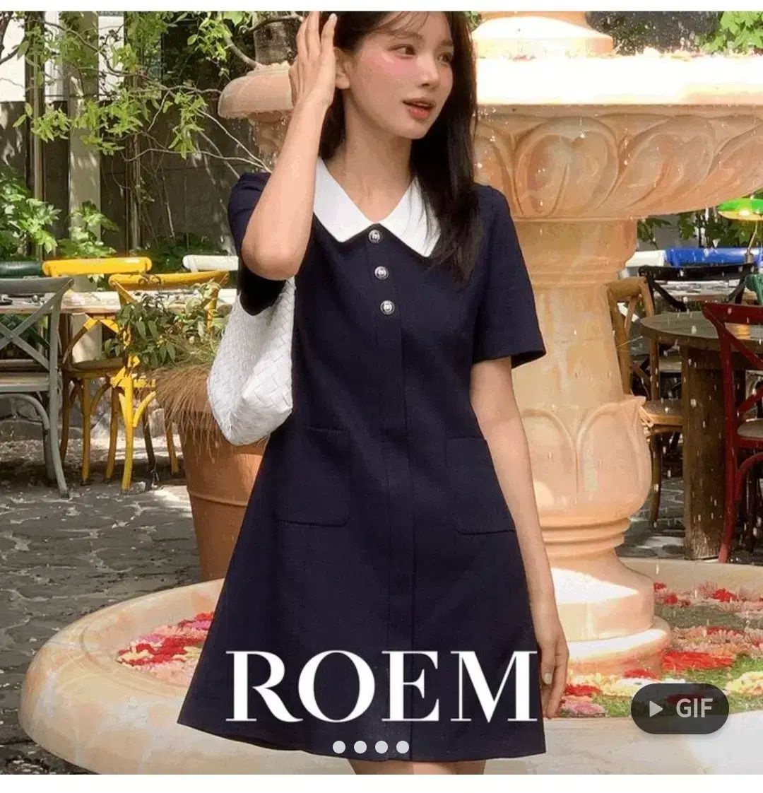 ROEM ロエム ツイード ワンピース