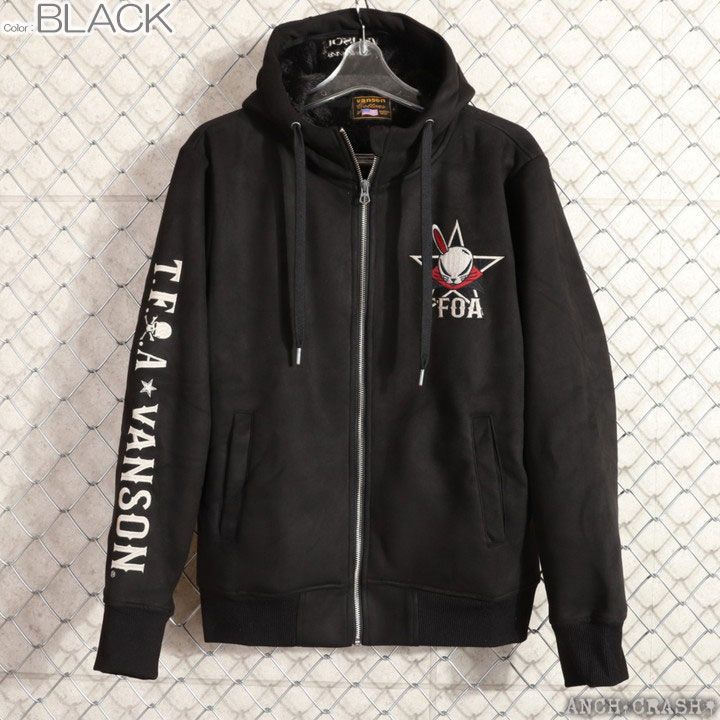 VANSON クローズ WORST デスラビット ZIPパーカー CRV-2508 バンソン