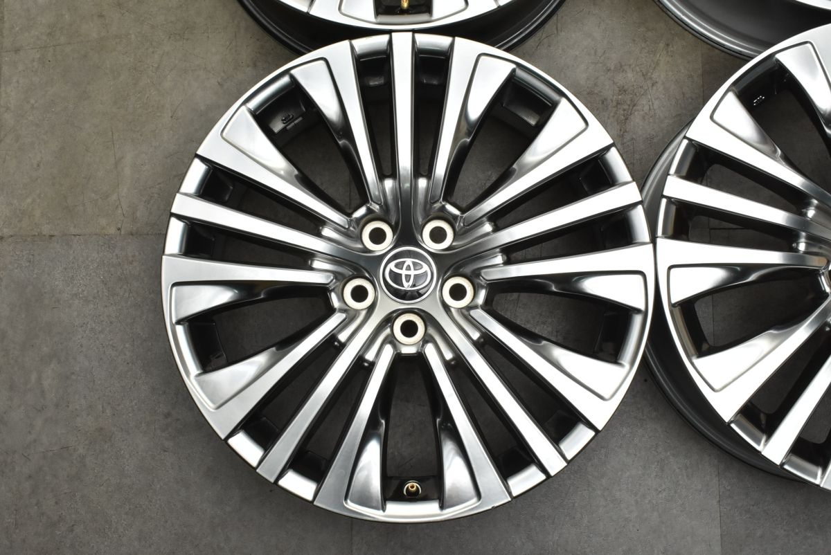 100％高品質で激安通販！ インチアップ用に トヨタ 80 ハリアー Z 純正 19in 7J 35 PCD114.3 4本セット 交換用 RAV4 60プリウス アルファード ヴェルファイア