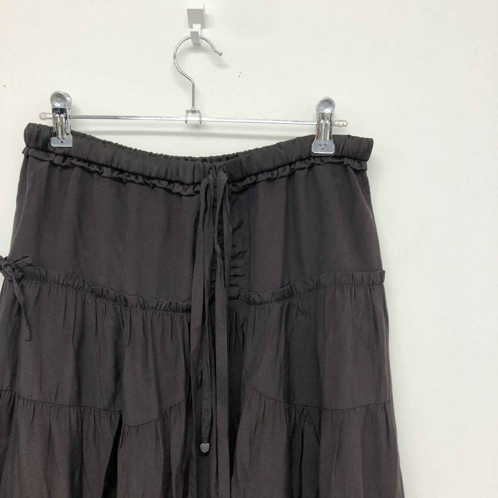 TO BE CHIC】トゥービーシック 黒 ロングスカート レディース