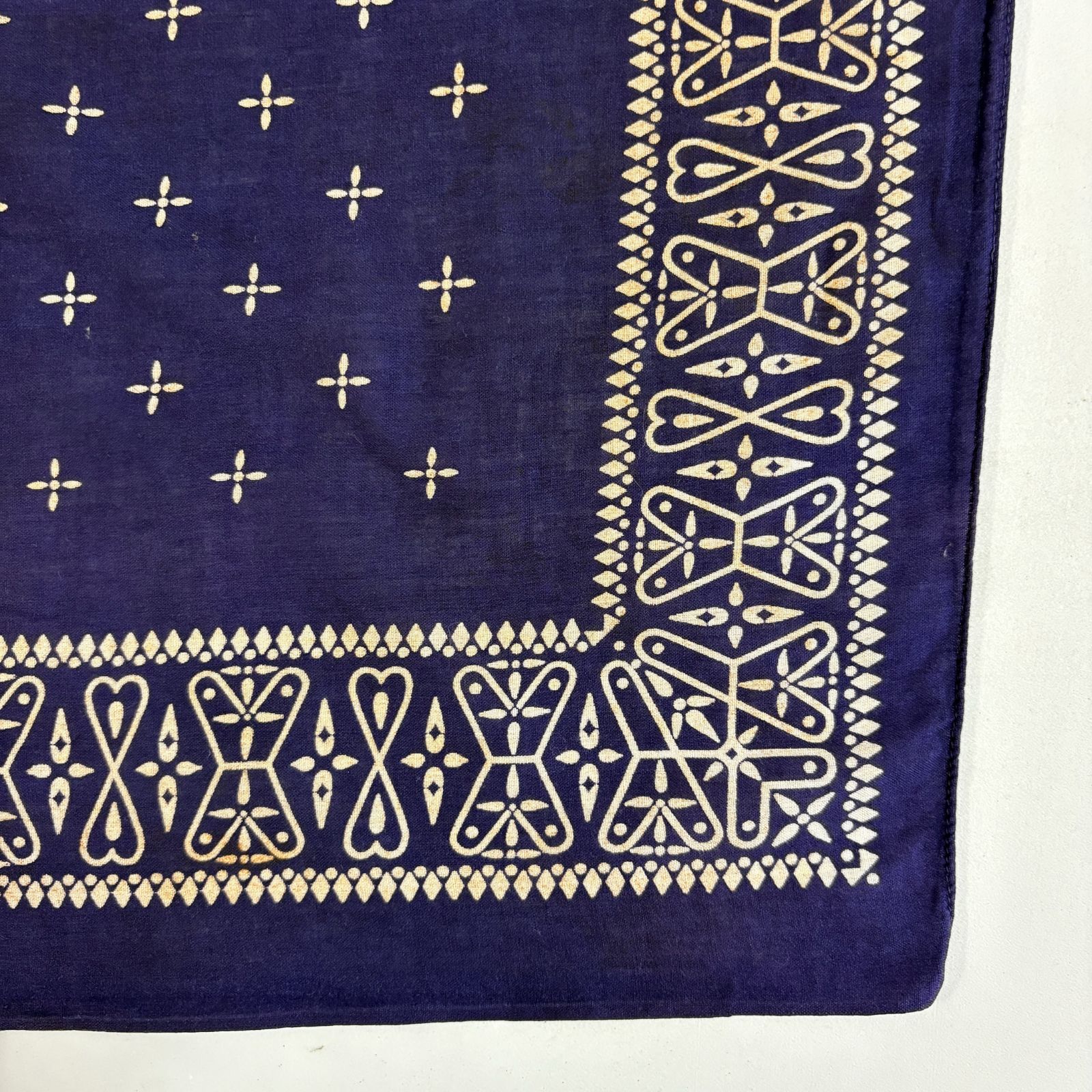 vintageバンダナ 60s USA製 RN14193 クロス B-191 - メルカリ