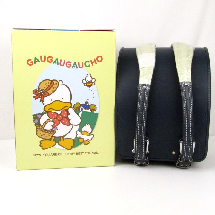 ランドセル 牛本革 レザー 紺 コン ブルーステッチ ネイビー キッズ 男の子用 school bag