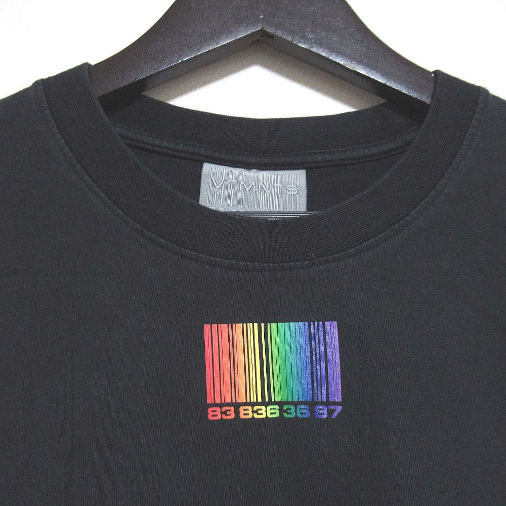 美品 22SS VTMNTS VETEMENTS ヴェトモン RAINBOW BARCODE レインボー 