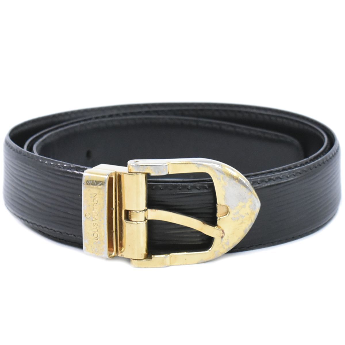 美品】ルイヴィトン サンチュール クラシック エピ レザーベルト ブラック